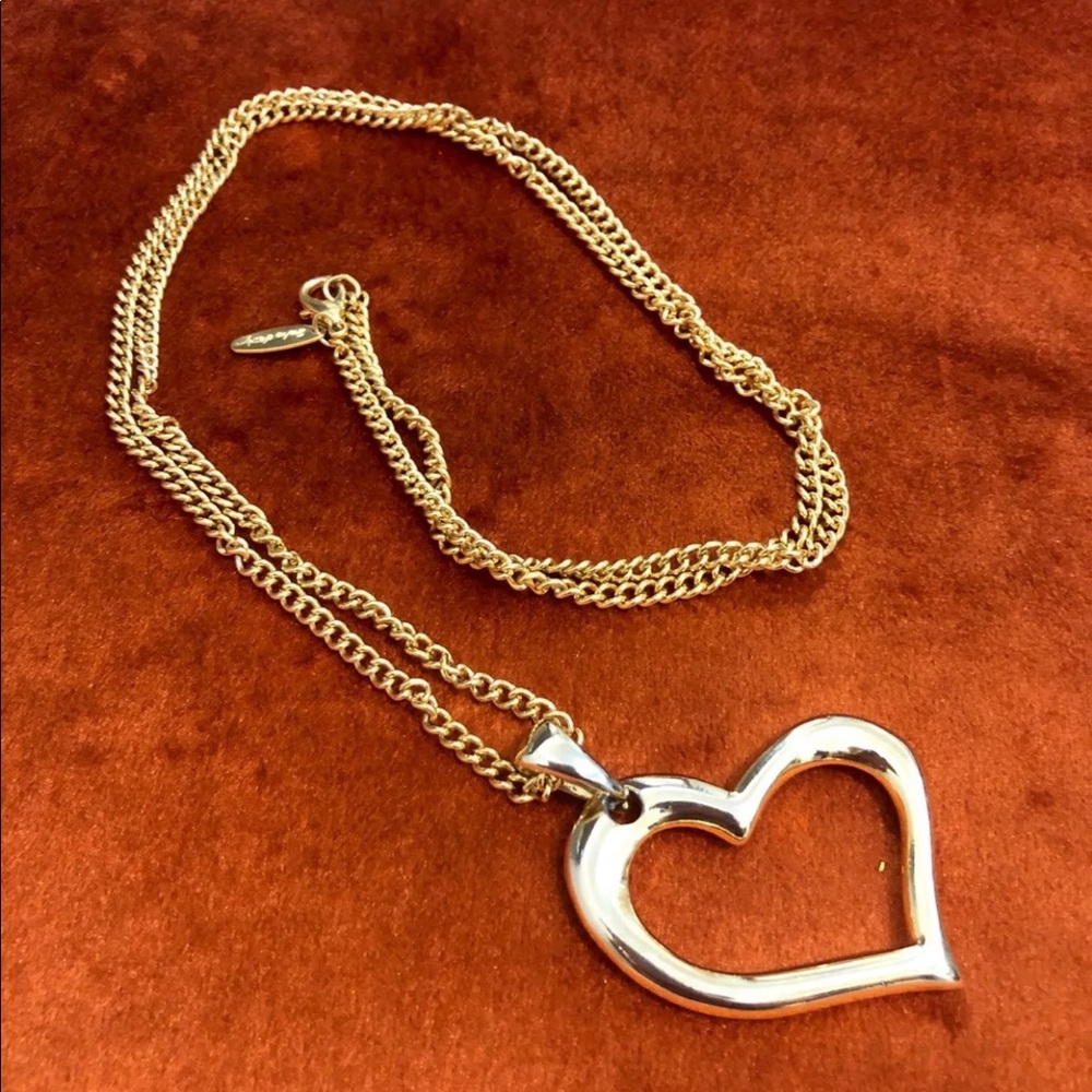 Vintage SOHO LRG Open Heart Necklace